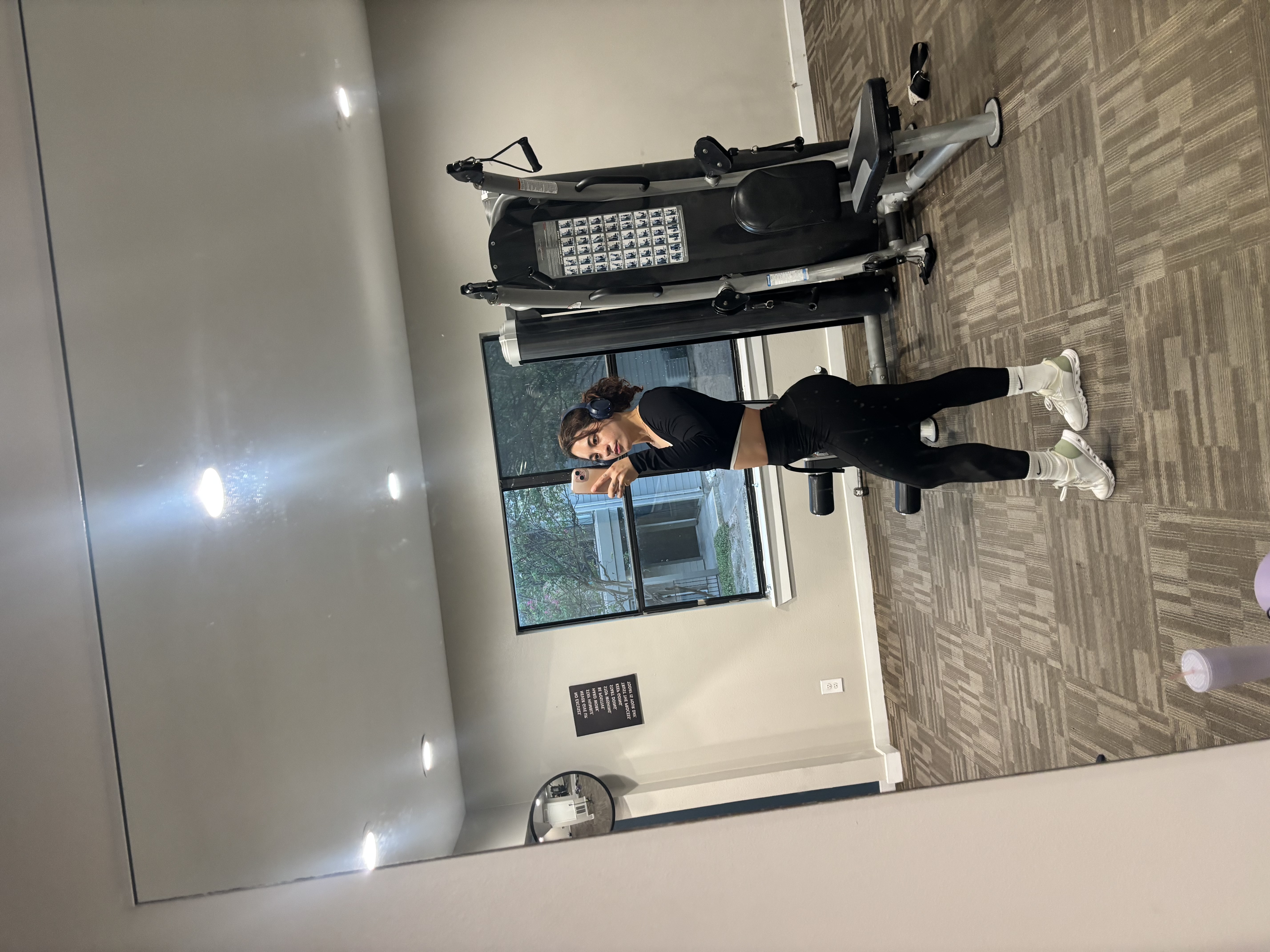 Iviancy Fuentes training in her Austin gym